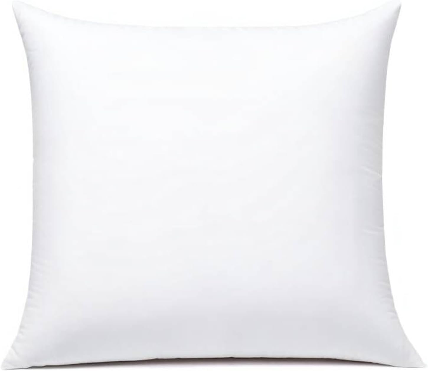 JIEITIVE Throw Pillow Inserts Hypoallergenic Premium Pillow Stuffer Square Form for Decorative Pillow Covers Cushion Set of 1-18 x 18 Inches