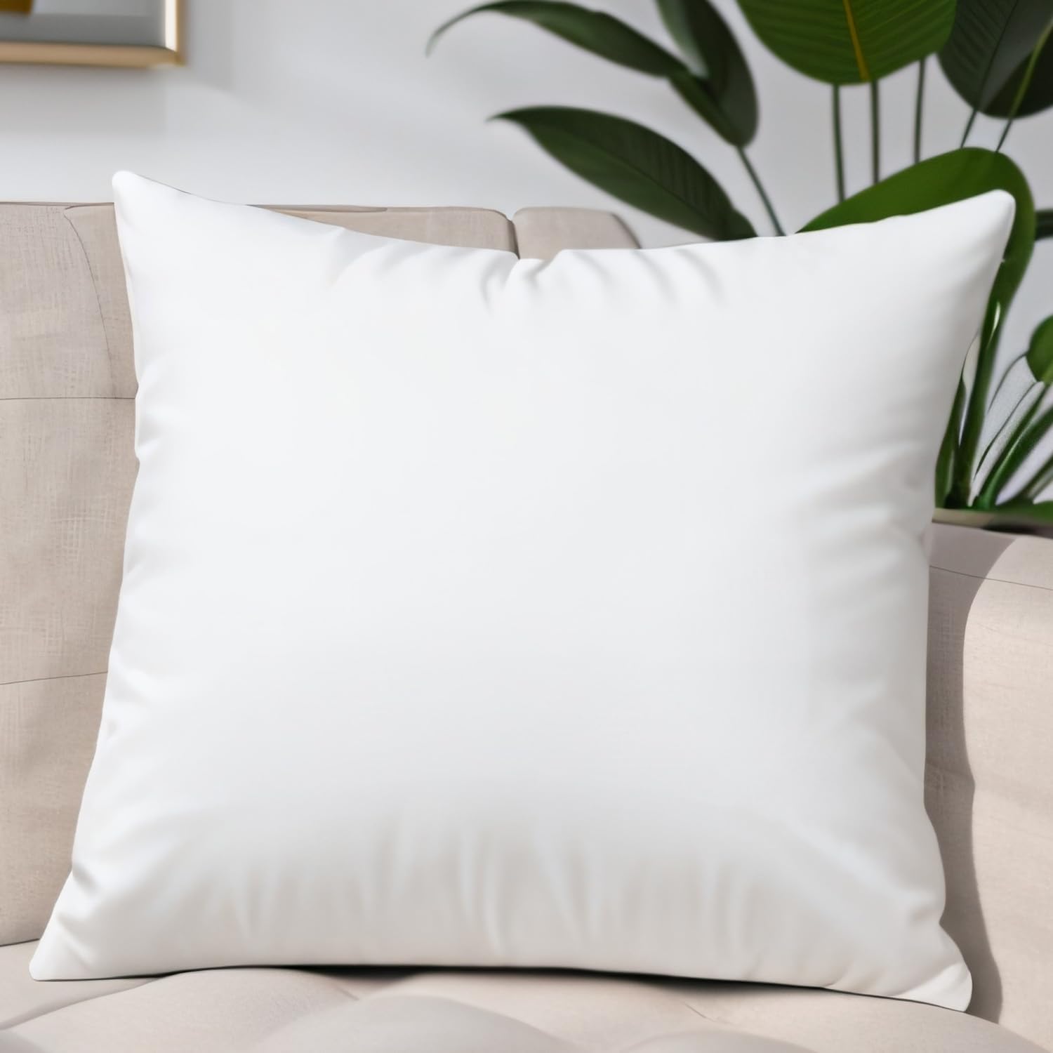 JIEITIVE Throw Pillow Inserts Hypoallergenic Premium Pillow Stuffer Square Form for Decorative Pillow Covers Cushion Set of 1-18 x 18 Inches - Image 5