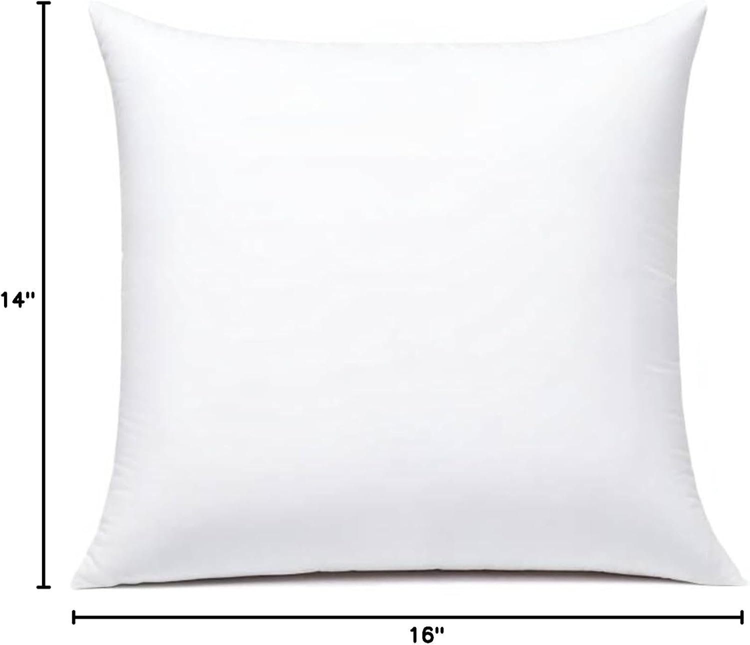 JIEITIVE Throw Pillow Inserts Hypoallergenic Premium Pillow Stuffer Square Form for Decorative Pillow Covers Cushion Set of 1-18 x 18 Inches - Image 7